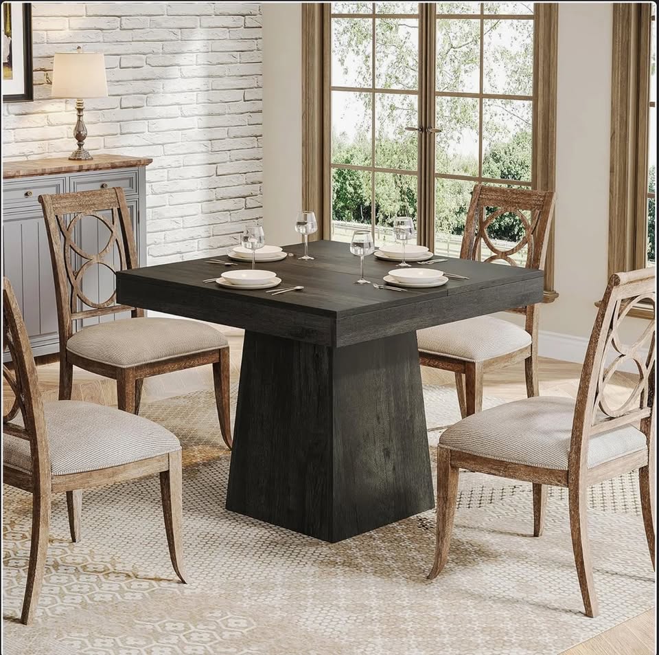 31.5-Inch Square Farmhouse Dining Table — thumbnail 2