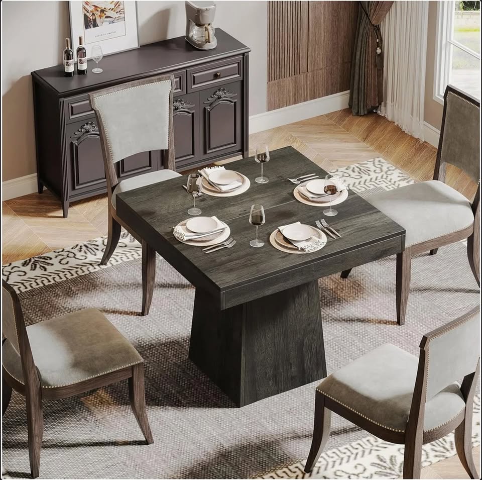 31.5-Inch Square Farmhouse Dining Table — thumbnail 3